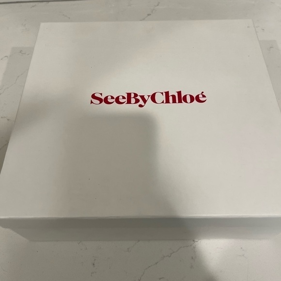 See by Chloe Suede Eyelet Sock Boot. Size 8.5. EUC!! Includes box and dust bag. - Picture 8 of 13